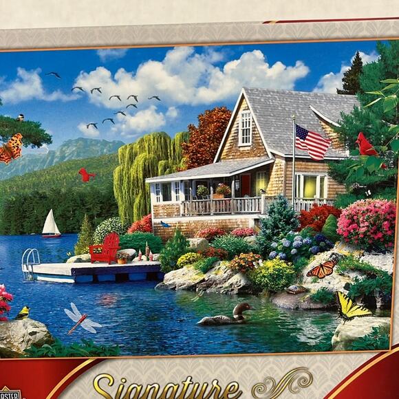 Signature Collection Jigsaw Puzzle Lakeside Memories 1000 Pc. Series II - Picture 4 of 7